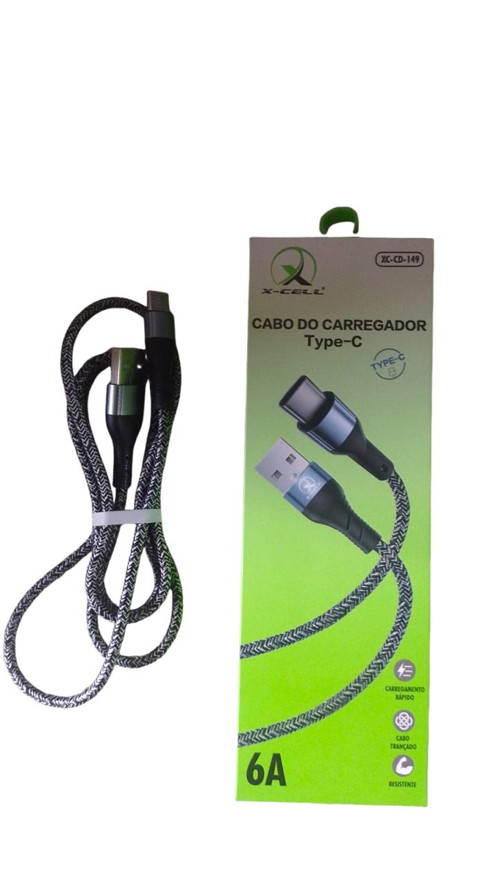 CABO CARREGADOR TYPE C X-CELL